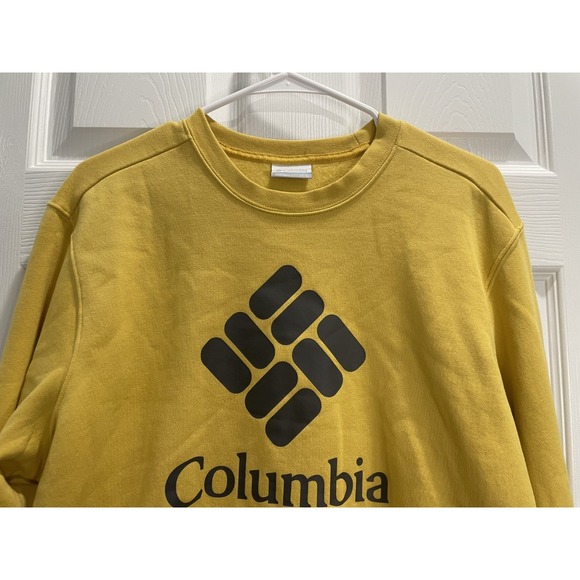 Columbia Crewneck Sweatshirt Pullover Graphic Logo Casual Comfy Mens Lg‎ AM0954 - Picture 2 of 9
